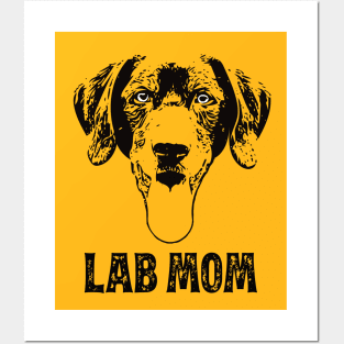 Labrador Retriever Mom - Lab Dog Mom Posters and Art